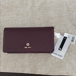 Nine West Dark Cranberry Wallet